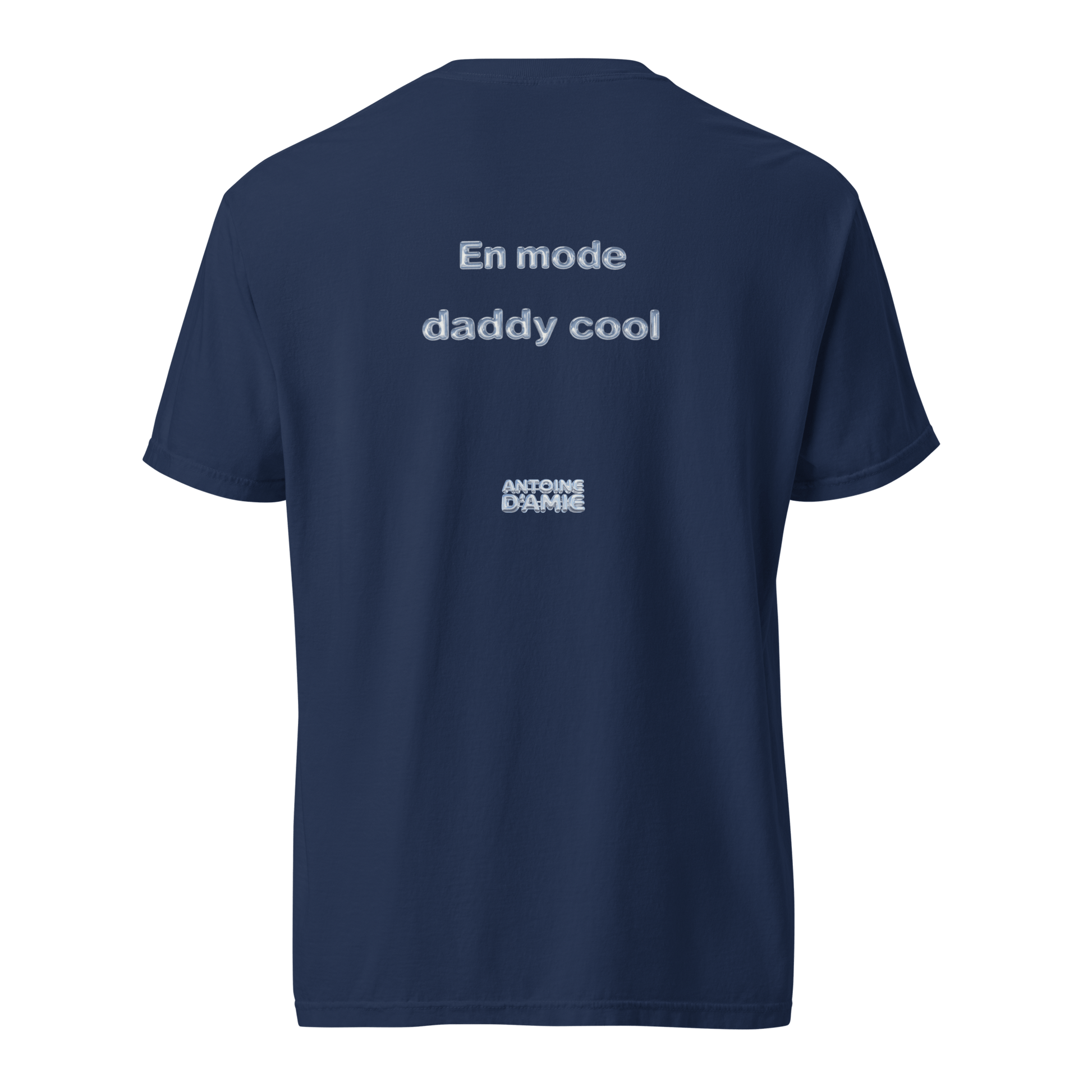 "EN MODE DADDY COOL" Embroidered T-shirt - Antoine D'Amie