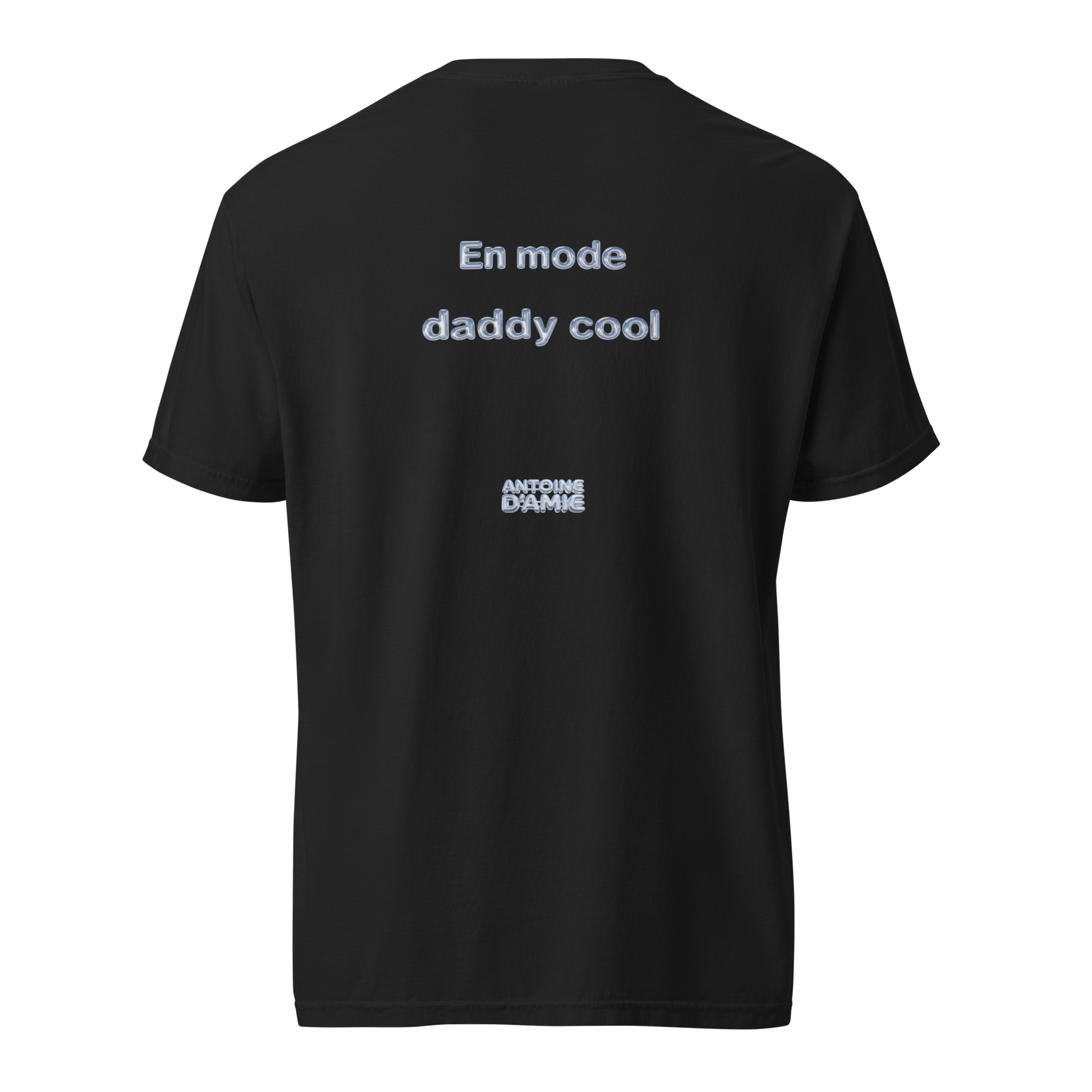 "EN MODE DADDY COOL" Embroidered T-shirt - Antoine D'Amie