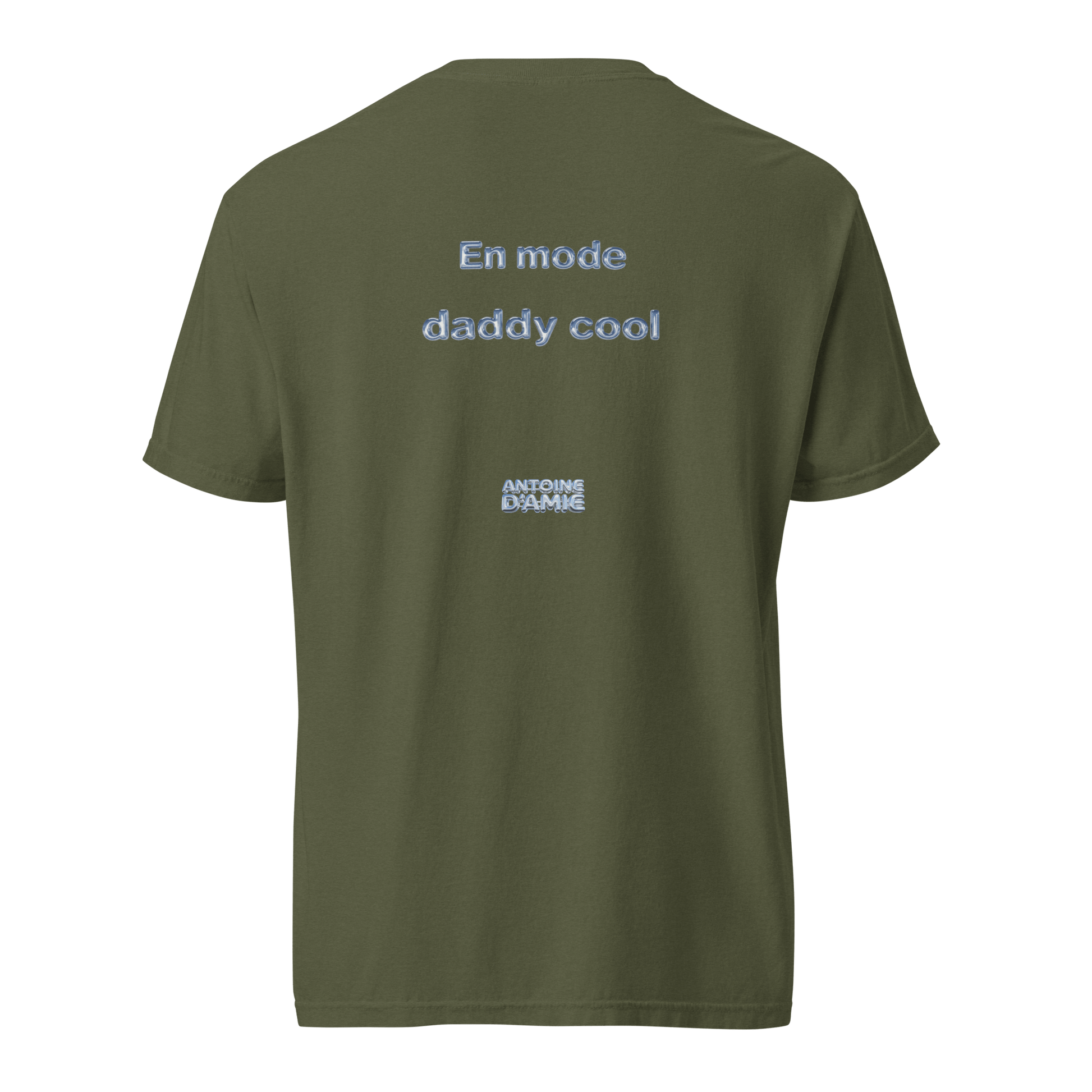 "EN MODE DADDY COOL" Embroidered T-shirt - Antoine D'Amie