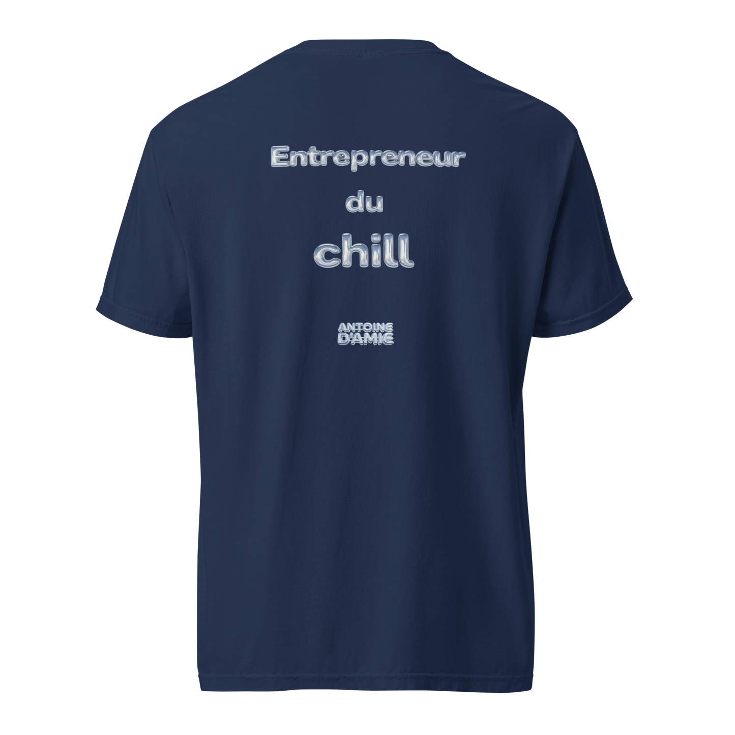 "ENTREPRENEUR DU CHILL" Embroidered T-Shirt - Antoine D'Amie