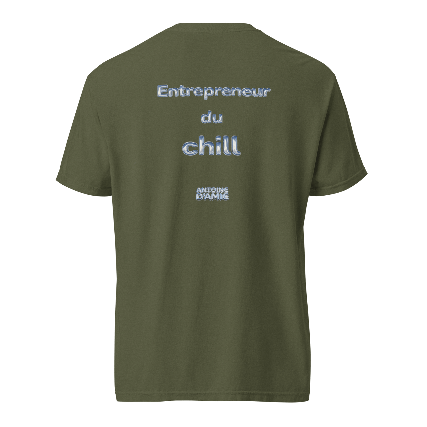 "ENTREPRENEUR DU CHILL" Embroidered T-Shirt - Antoine D'Amie