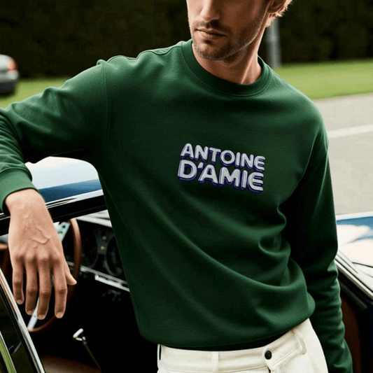 LOGO x CHROME ANTOINE Embroidered Crewneck - Antoine D'Amie