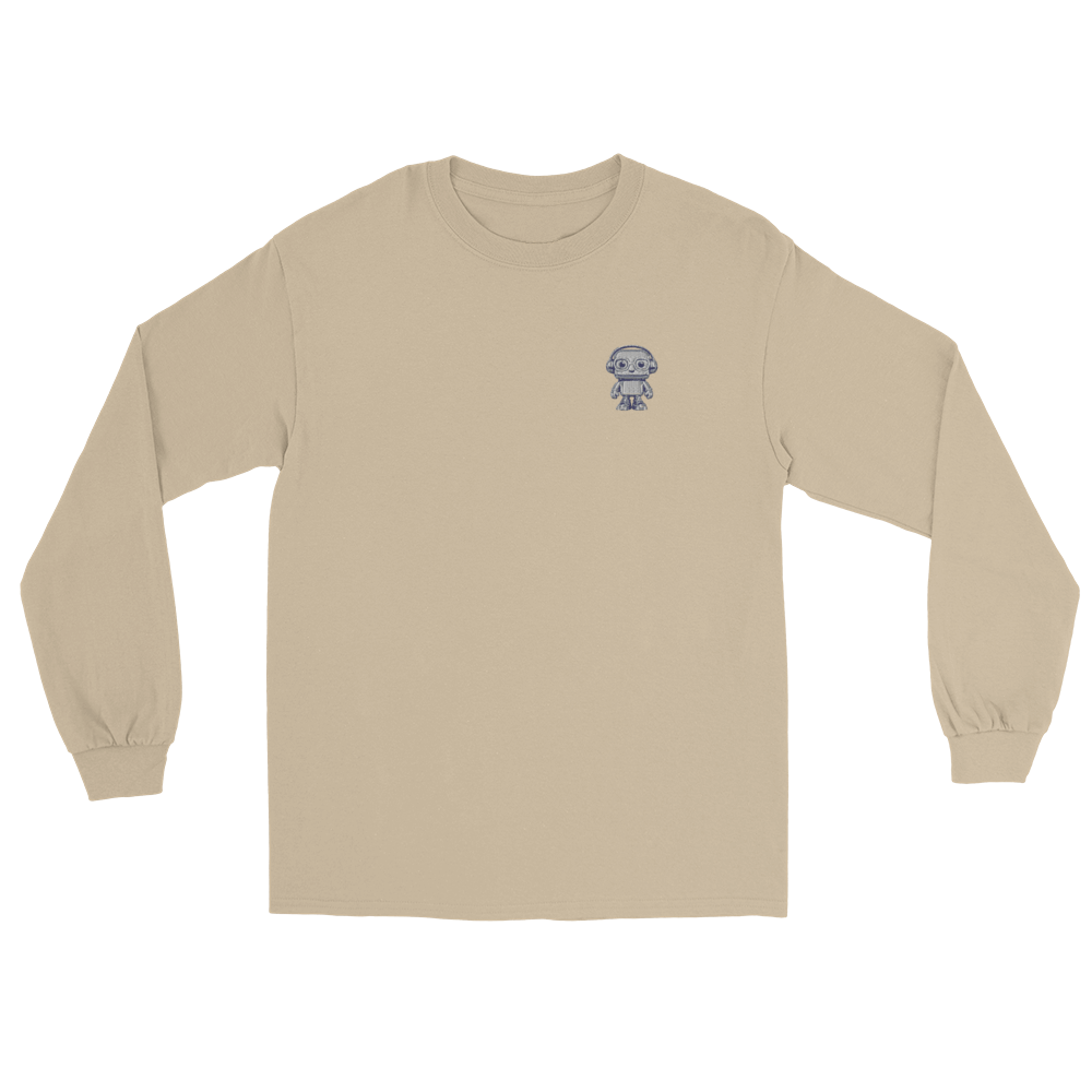 "LOST IN TRANSLATION, FOUND IN VERBIER." Long Sleeve Embroidered T-Shirt - Antoine D'Amie