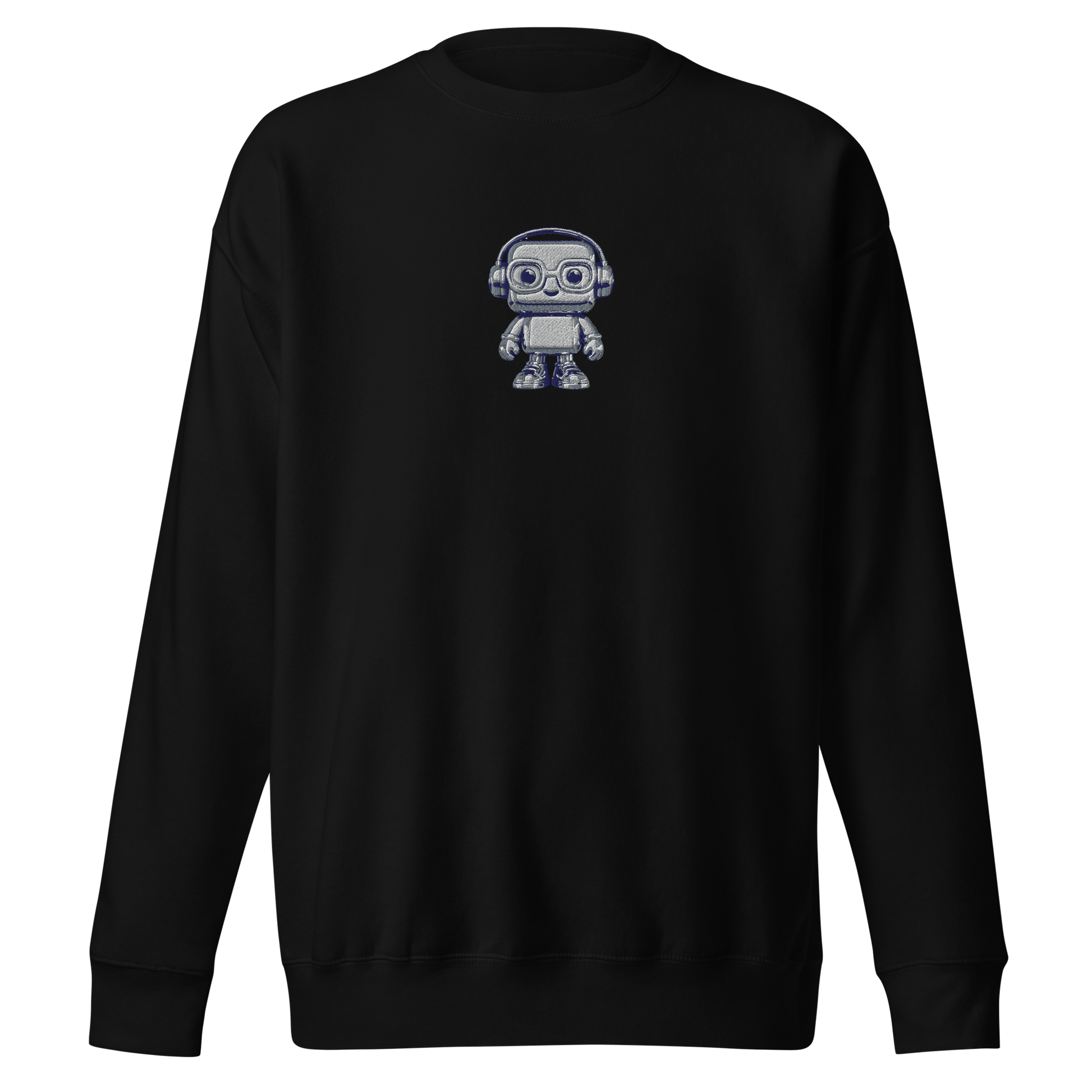 "MIDNIGHT RACLETTE SOCIETY" Embroidered Crewneck - Antoine D'Amie