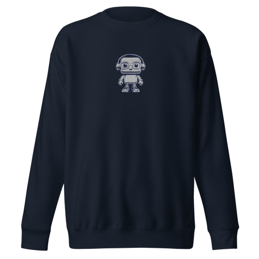 "MISERABLE IS JUST A CAKE" Embroidered Crewneck - Antoine D'Amie