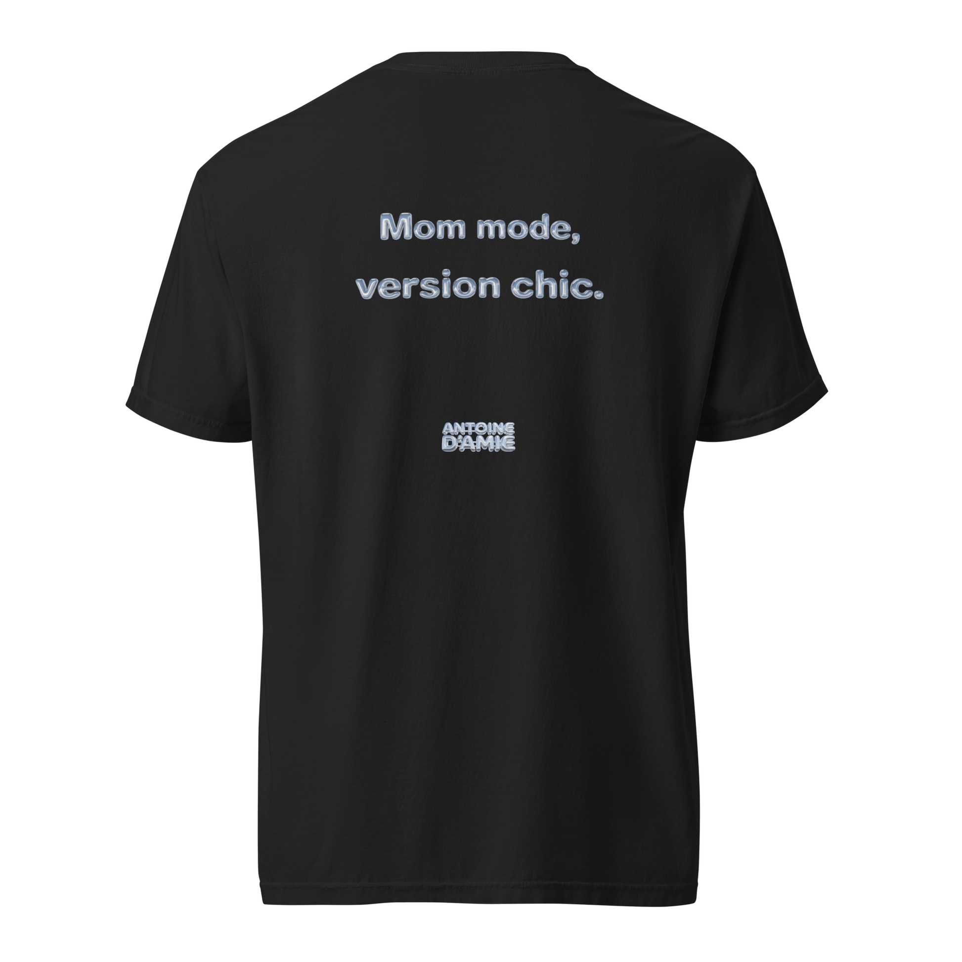 "MOM MODE, VERSION CHIC" Embroidered T-shirt - Antoine D'Amie