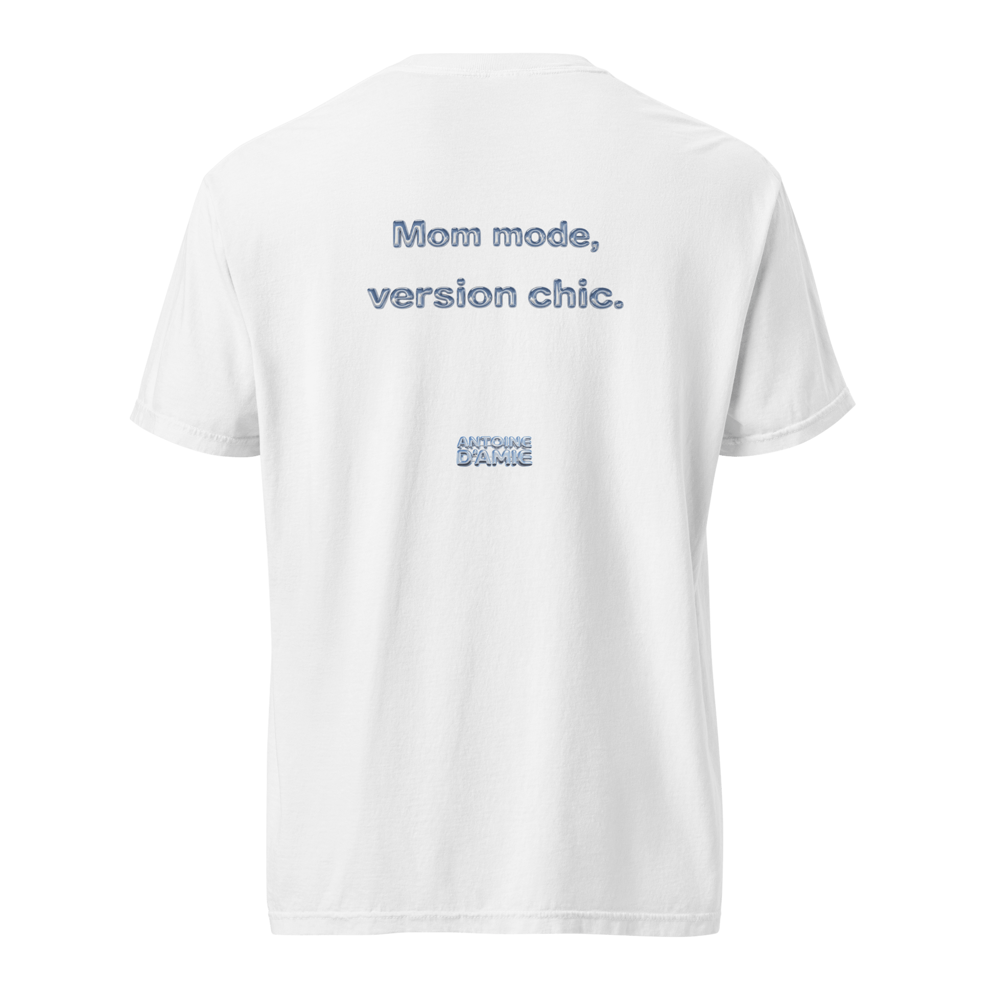"MOM MODE, VERSION CHIC" Embroidered T-shirt - Antoine D'Amie
