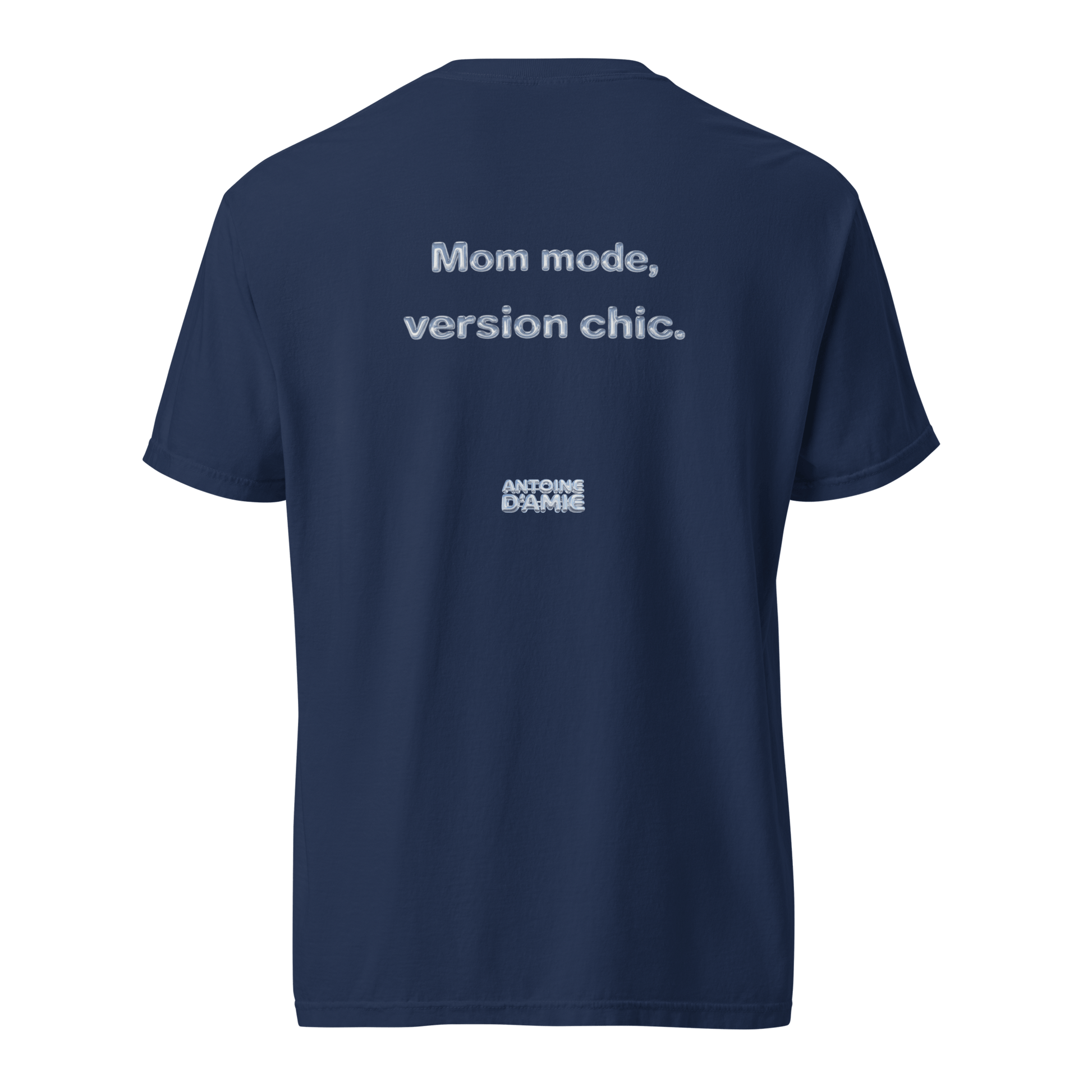 "MOM MODE, VERSION CHIC" Embroidered T-shirt - Antoine D'Amie