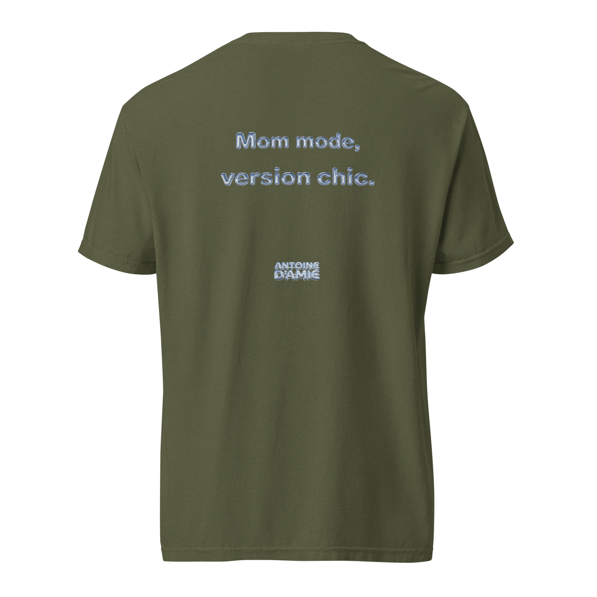 "MOM MODE, VERSION CHIC" Embroidered T-shirt - Antoine D'Amie