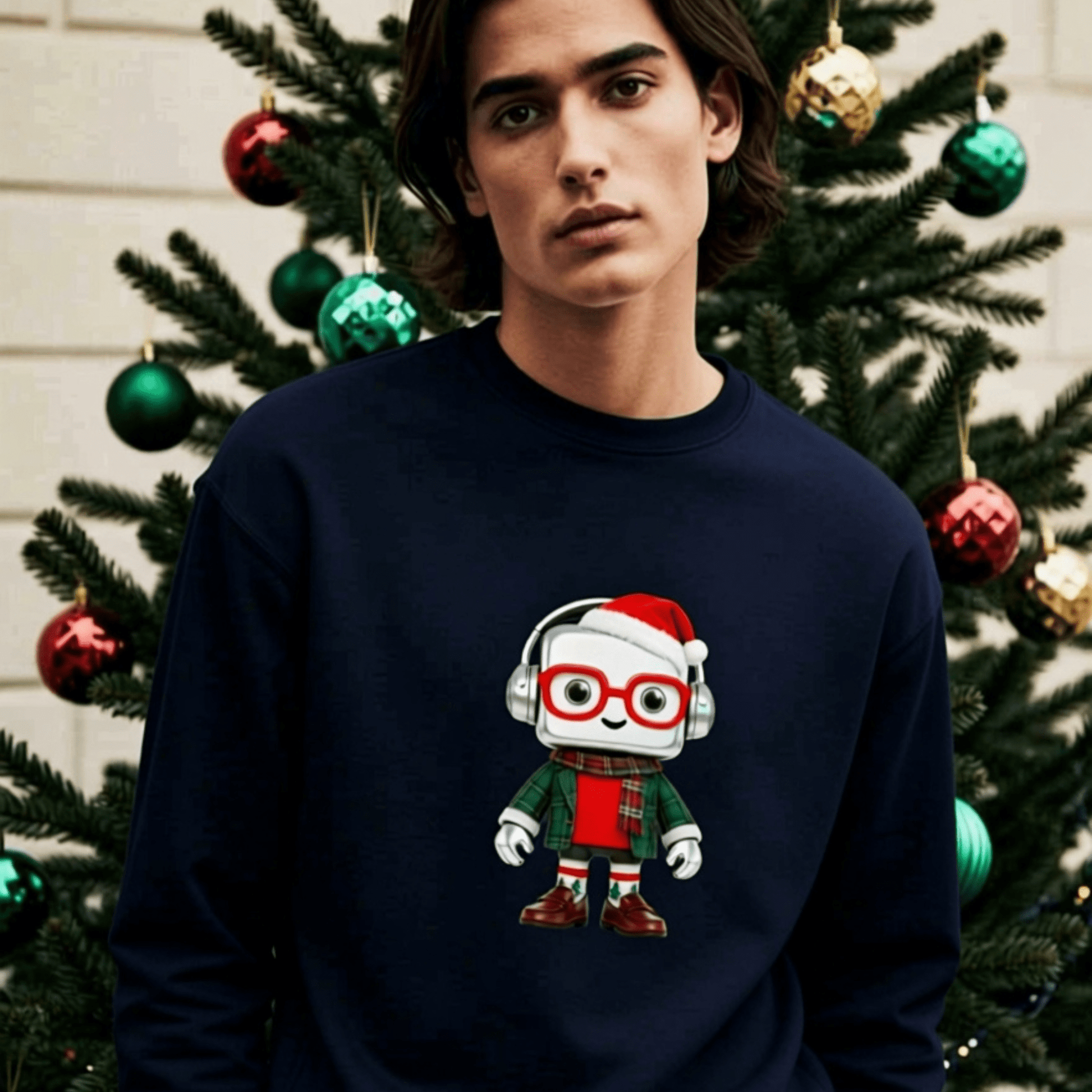 MR ANTOINE PREPPY CHRISTMAS Crewneck - Antoine D'Amie