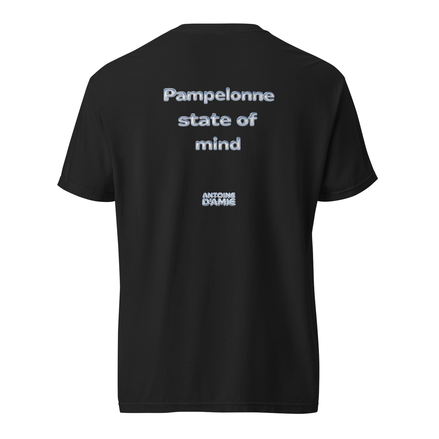 "PAMPELONNE STATE OF MIND" Embroidered T-Shirt - Antoine D'Amie