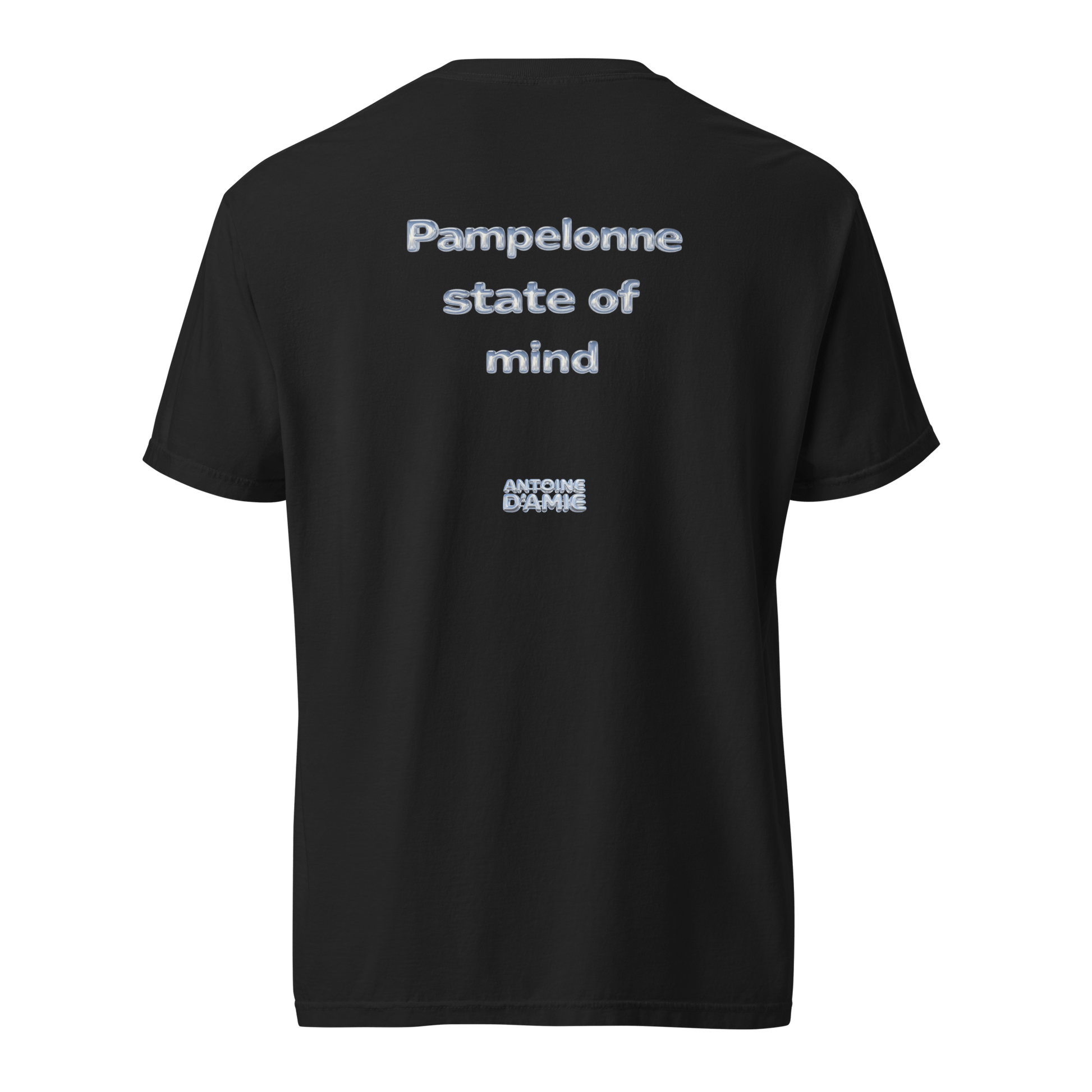 "PAMPELONNE STATE OF MIND" Embroidered T-Shirt - Antoine D'Amie