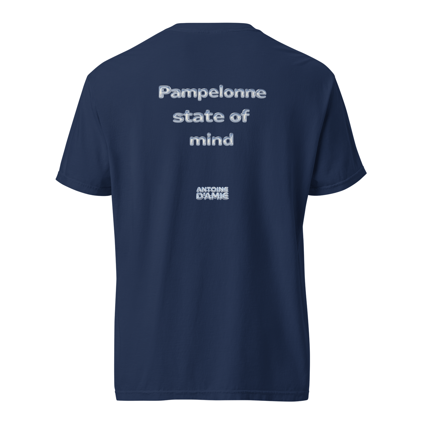 "PAMPELONNE STATE OF MIND" Embroidered T-Shirt - Antoine D'Amie