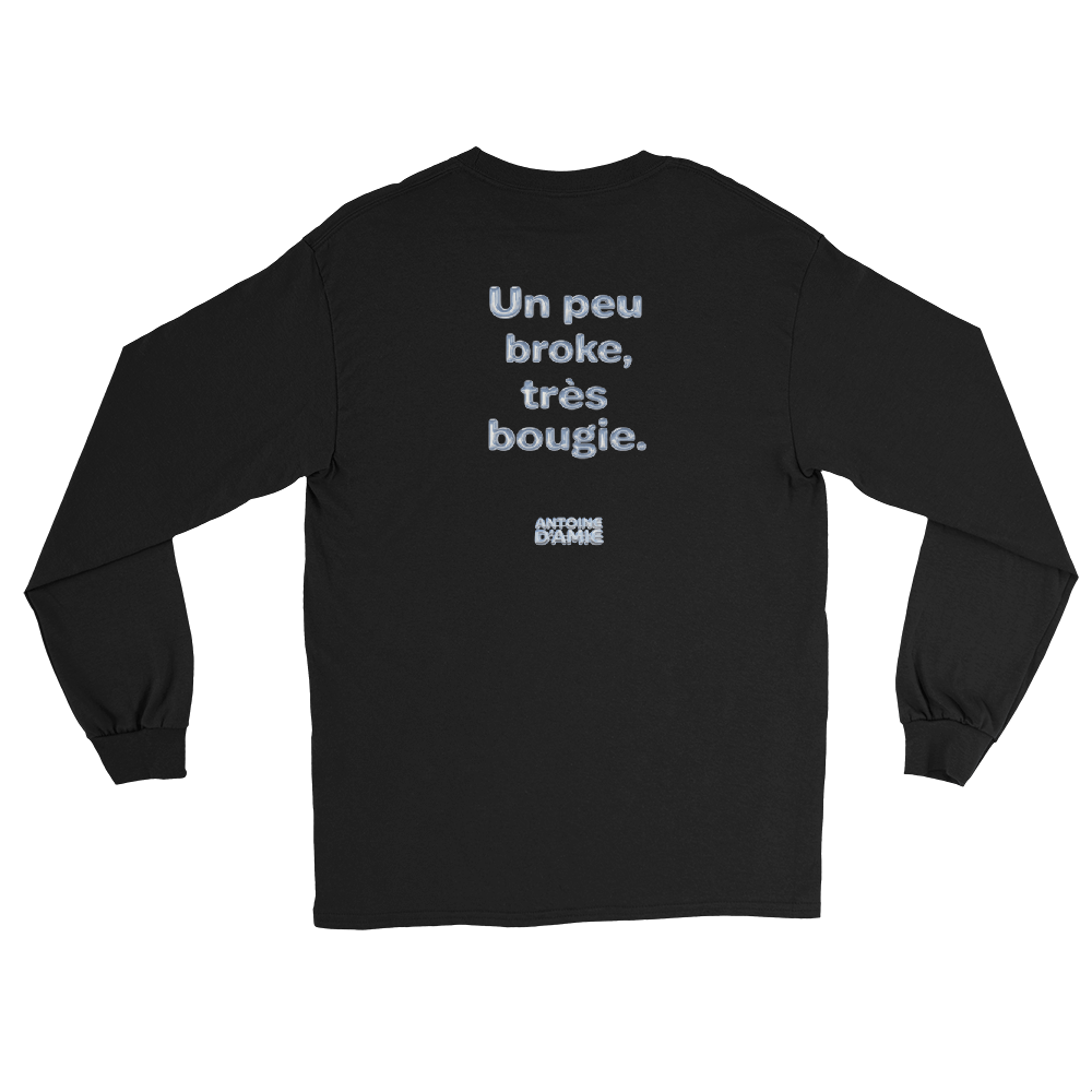 "UN PEU BROKE, TRES AESTHETIC." Long Sleeve Embroidered T-Shirt - Antoine D'Amie